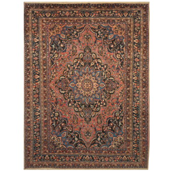 Persian Hand-knotted Antique 1920's Bakhtiari Wool Rug (11'8 x 15'4)