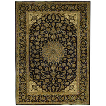 Persian Hand-knotted Isfahan Wool Rug (9'9 x 13'6)