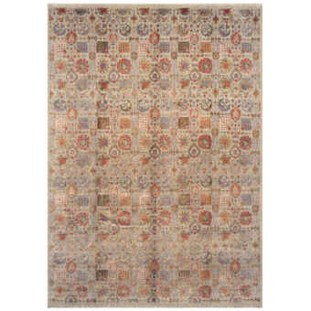 Indo Hand-knotted William Morris Wool & Silk Rug (8'10 x 12'3)
