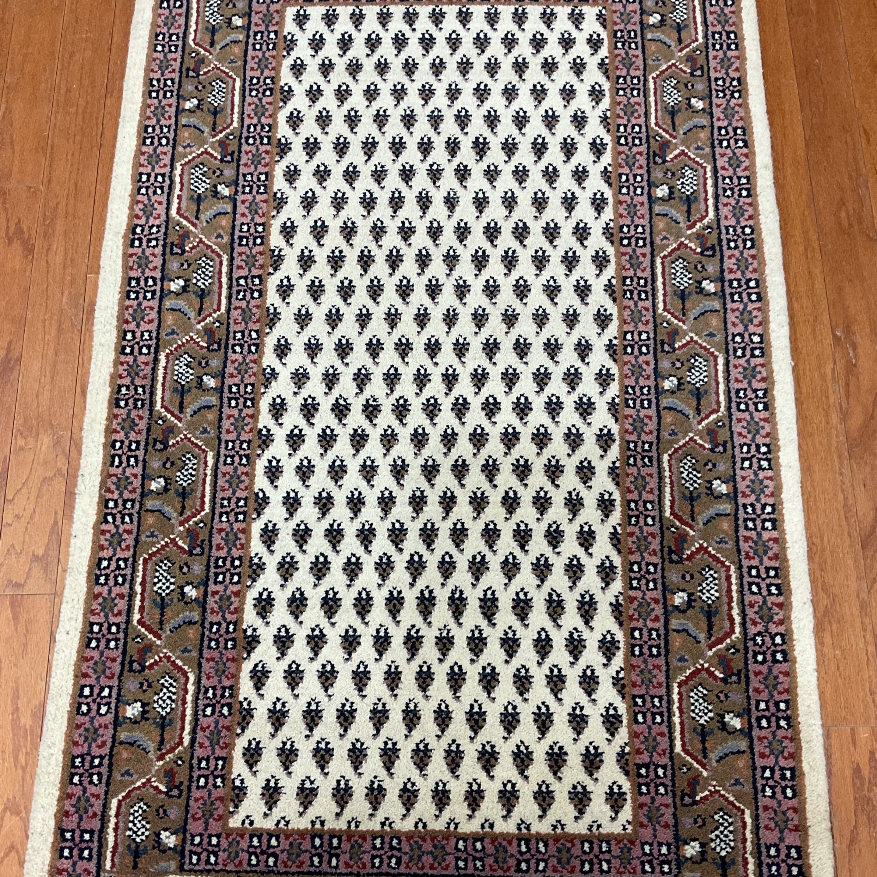 Indo Hand-knotted Mir Wool Rug (3' x 5'4) - Image 2