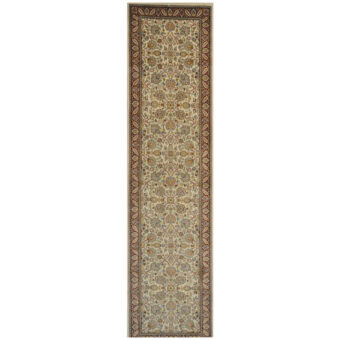 Pak Persian Hand-knotted Tabriz Wool & Silk Runner (2'7 x 10')