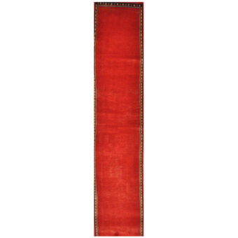 Persian Hand-knotted Semi-antique 1940's Kashan Wool Runner (2'4 x 11')