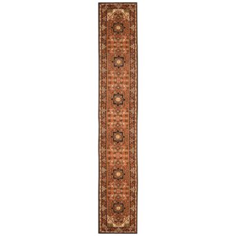 Indo Hand-knotted Heriz Wool Runner (2'6 x 23'8)