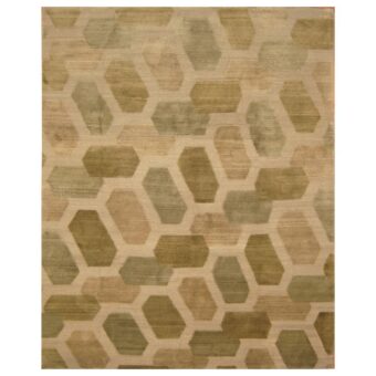 Indo Hand-knotted Tibetan Wool Rug (8' x 10')