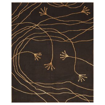 Indo Hand-knotted Tibetan Wool & Silk Rug (8' x 10')