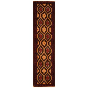 Persian Hand-knotted Balouchi Wool Runner (1'7 x 6'3)