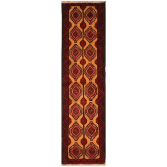 Persian Hand-knotted Balouchi Wool Runner (1'8 x 6'1)