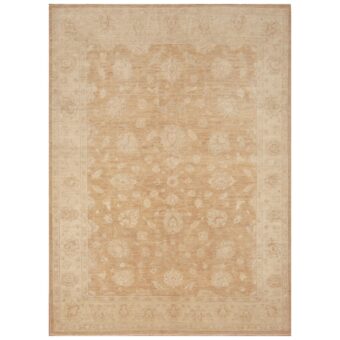 Afghan Hand-knotted Vegetable Dye Oushak Wool Rug (5'5 x 7'3)