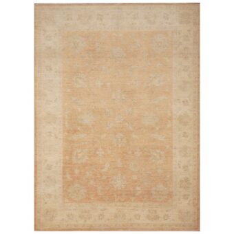 Afghan Hand-knotted Vegetable Dye Oushak Wool Rug (5'6 x 7'9)