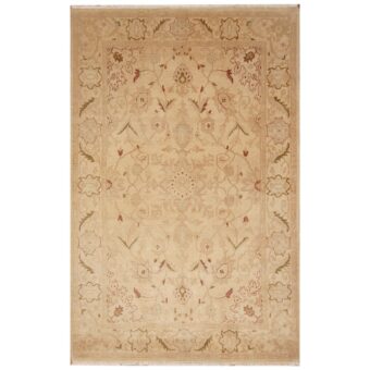 Afghan Hand-knotted Vegetable Dye Oushak Wool Rug (6' x 9'3)