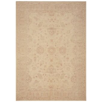 Afghan Hand-knotted Vegetable Dye Oushak Wool Rug (6'2 x 8'8)