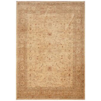 Afghan Hand-knotted Vegetable Dye Oushak Wool Rug (6'2 x 8'1)