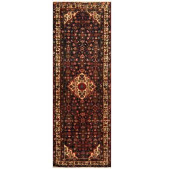 Persian Hand-knotted Hamadan Wool Runner (3'3 x 9'8)