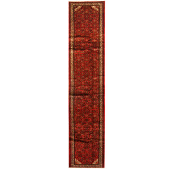 Persian Hand-Knotted Tribal Hamadan Wool Runner (2'9 x 12'6)