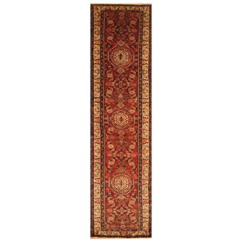 Persian Hand-knotted Malayer Wool Runner (3'5 x 14'4)