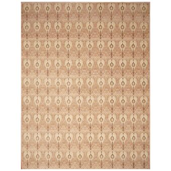 Afghan Hand-knotted Vegetable Dye Ikat Wool Rug (9' x 12')