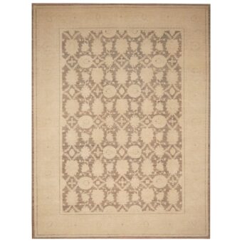 Afghan Hand-knotted Vegetable Dye Oushak Wool Rug (9' x 12')