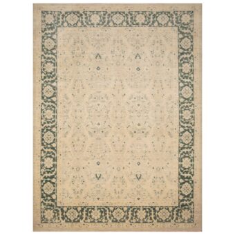 Afghan Hand-knotted Vegetable Dye Oushak Wool Rug (8'10 x 11'9)