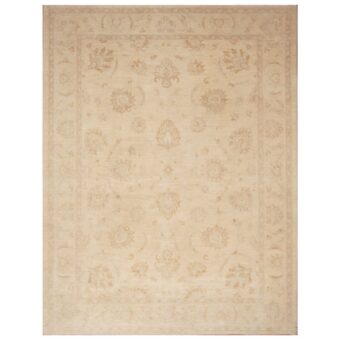 Afghan Hand-knotted Vegetable Dye Oushak Wool Rug (8'5 x 11')