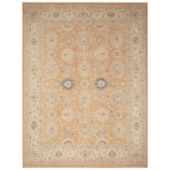 Afghan Hand-knotted Vegetable Dye Oushak Wool Rug (9' x 12')