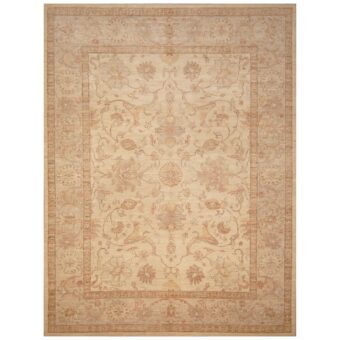 Afghan Hand-knotted Vegetable Dye Oushak Wool Rug (9' x 12')