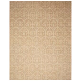Afghan Hand-knotted Vegetable Dye Ikat Wool Rug (8'10 x 11'2)