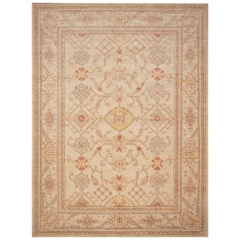 Afghan Hand-knotted Vegetable Dye Khotan Wool Rug (9' x 11'10)