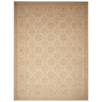 Afghan Hand-knotted Vegetable Dye Oushak Wool Rug (9'2 x 12'4)