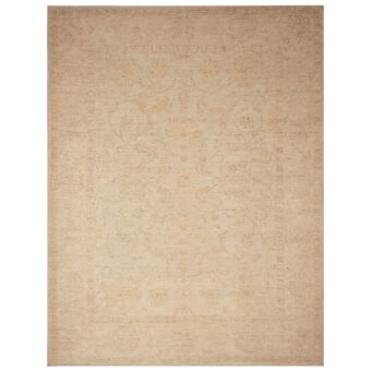 Afghan Hand-knotted Vegetable Dye Oushak Wool Rug (9' x 11'9)