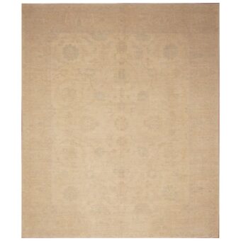 Afghan Hand-knotted Vegetable Dye Oushak Wool Rug (8'1 x 9'10)