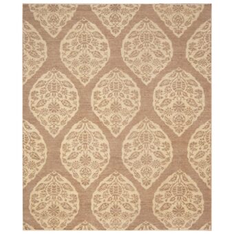 Afghan Hand-knotted Superfine William Morris Wool Rug (7'10 x 9'4)