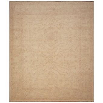 Afghan Hand-knotted Oushak Wool Rug (8'4 x 10')