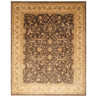 Afghan Hand-knotted Vegetable Dye Oushak Wool Rug (8' x 9'10)