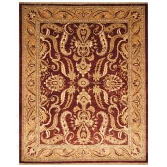 Afghan Hand-knotted William Morris Wool Rug (8' x 10')