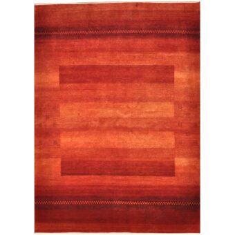 Indo Hand-knotted Gabbeh Wool Rug (5'6 x 7'7)