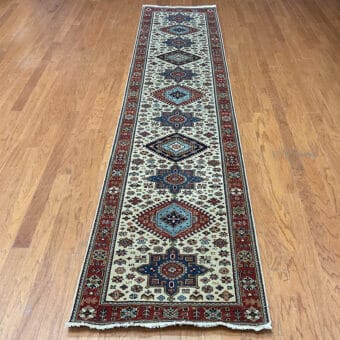 Persian Hand-knotted Karaja Wool Runner (2'7 x 11'9)