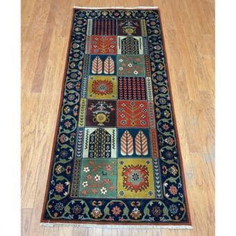 HERAT ORIENTAL Hand-knotted Indo Bakhtiari Wool Rug (2'8 x 6')
