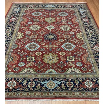 HERAT ORIENTAL Hand-knotted Indo Serapi Wool Rug (8' x 10')