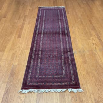 HERAT ORIENTAL Handmade Fine Turkoman Wool Runner (2'9 x 9'8)
