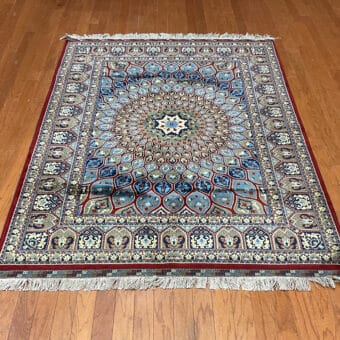 HERAT ORIENTAL Handmade Tabriz Design Wool Rug (5' x 6'8)