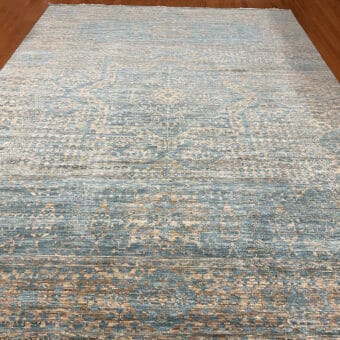 Indo Hand-knotted Mamluk Wool Rug (10' x 14'1)