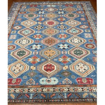 Afghan Hand-knotted Super Kazak Wool Rug (8'2 x 10'3)