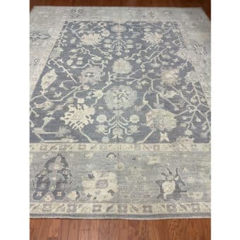 Afghan Hand-knotted Vegetable Dye Oushak Wool Rug (12' x 14'1)