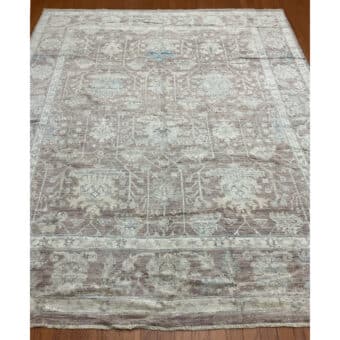 Afghan Hand-knotted Vegetable Dye Oushak Wool Rug (8'2 x 10')