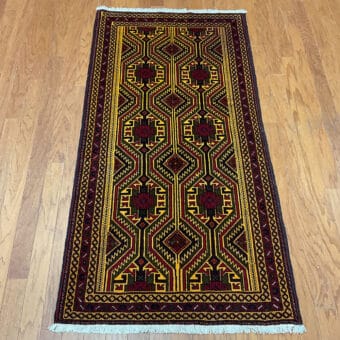 Persian Hand-knotted Balouchi Wool Rug (3' x 5'7)