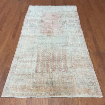Turkish Hand-knotted Oushak Wool Rug (4'9 x 9'3)