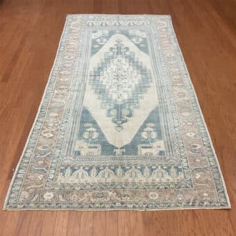 Turkish Hand-knotted Oushak Wool Rug (4'9 x 10')