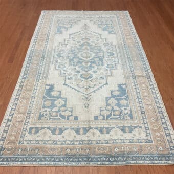 Turkish Hand-knotted Oushak Wool Rug (6' x 10'11)
