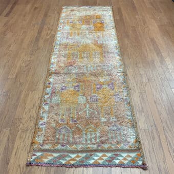 Turkish Hand-knotted Oushak Wool Runner (3'1 x 10'5)